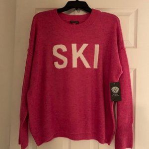 NWT Vince Camuto SKI Fuchsia Pink Sweater Size Small NEW!